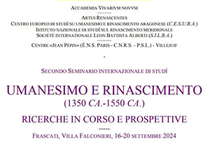 Affiche colloque "Unanesimo e Einascimento" 2024